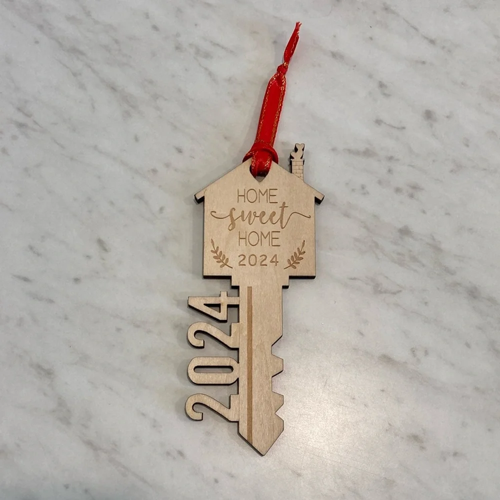 Home Sweet Home Key Ornament 2024 NEW